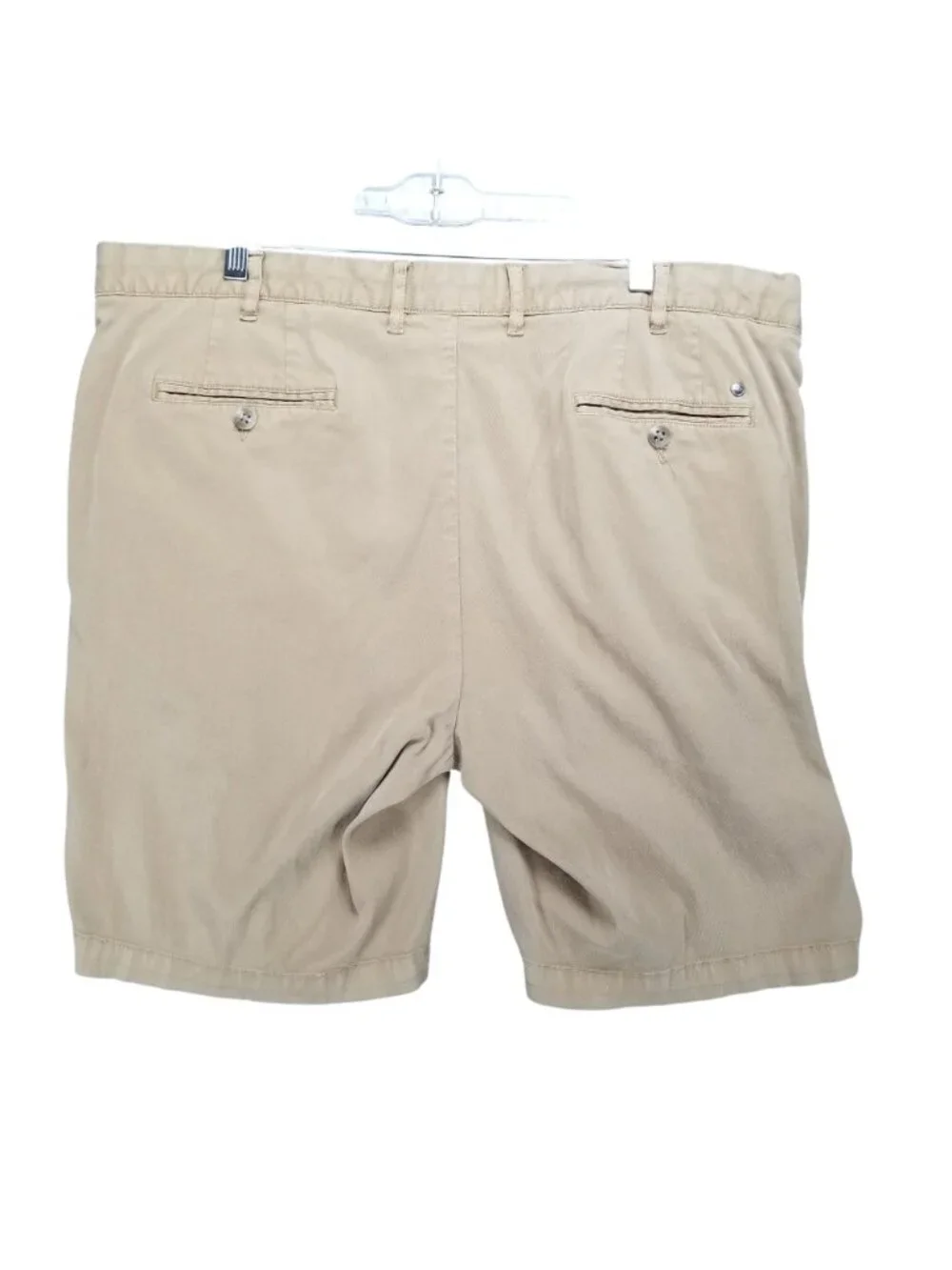 Peter Millar Shorts Mens 40 Tan Stretch Mid Rise Chino